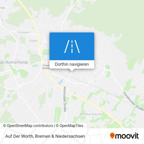 Auf Der Worth Karte