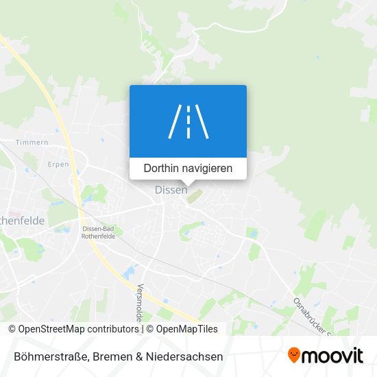 Böhmerstraße Karte