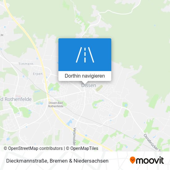 Dieckmannstraße Karte