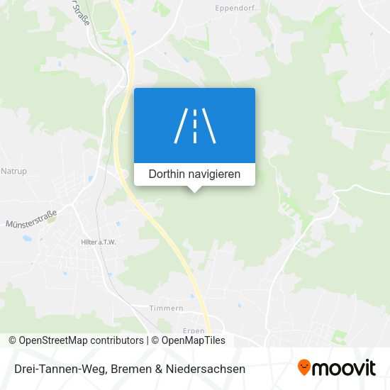 Drei-Tannen-Weg Karte
