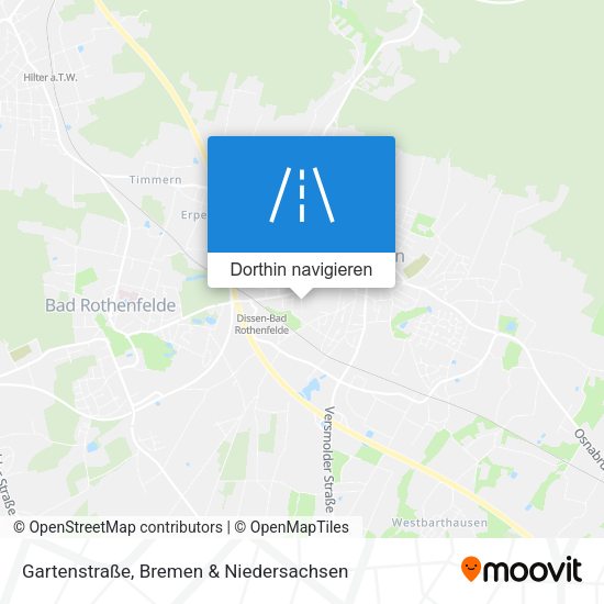 Gartenstraße Karte