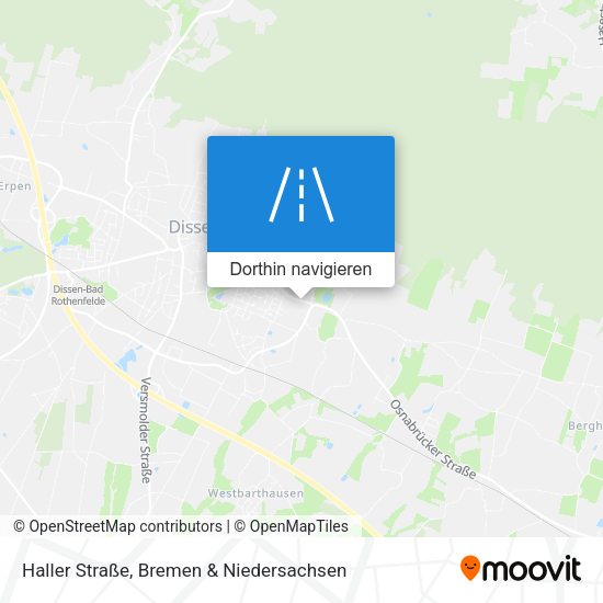 Haller Straße Karte