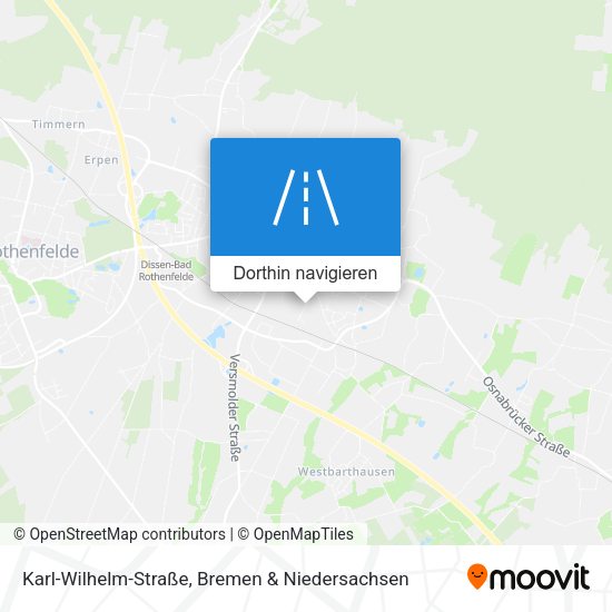 Karl-Wilhelm-Straße Karte