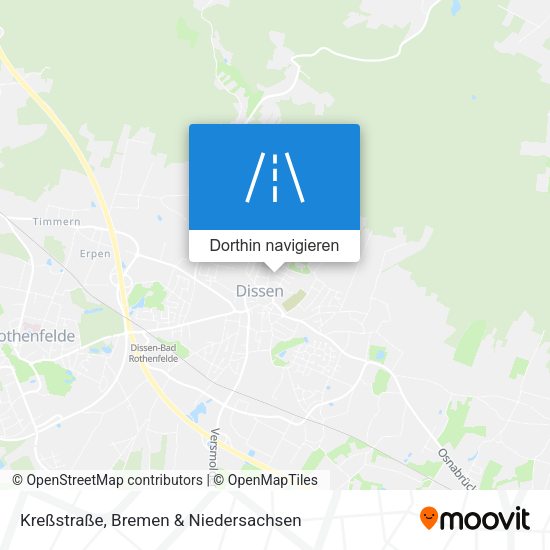 Kreßstraße Karte