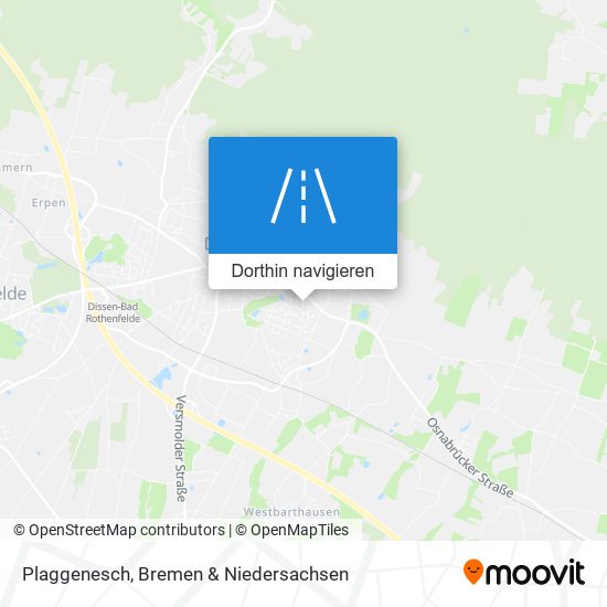 Plaggenesch Karte