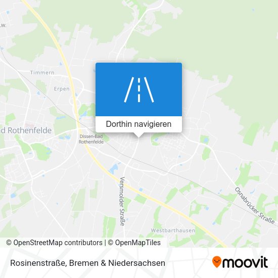 Rosinenstraße Karte