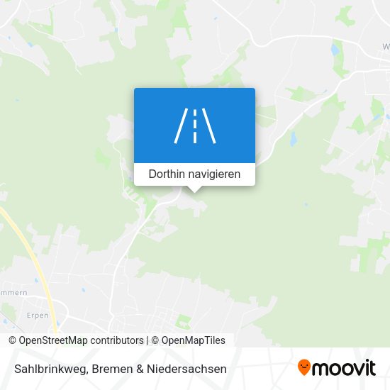 Sahlbrinkweg Karte