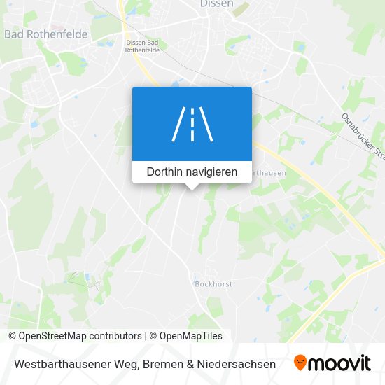 Westbarthausener Weg Karte