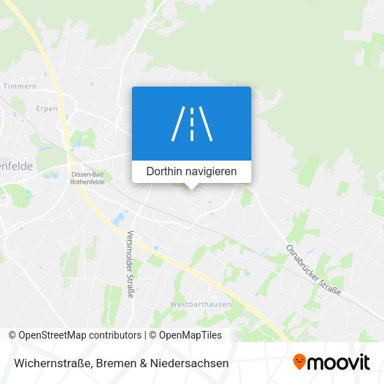 Wichernstraße Karte