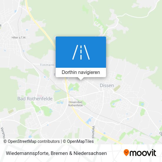 Wiedemannspforte Karte