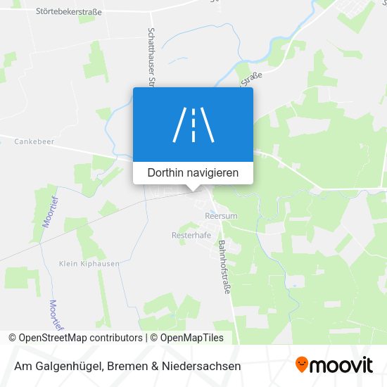 Am Galgenhügel Karte