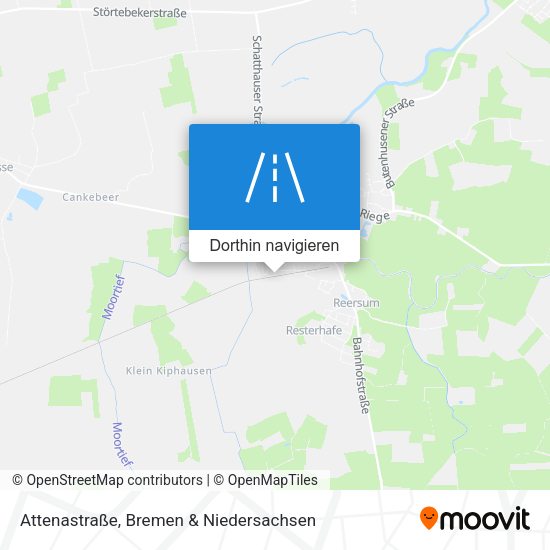 Attenastraße Karte