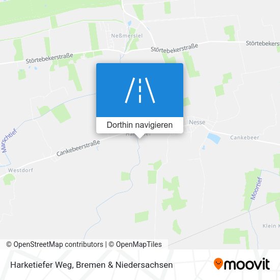 Harketiefer Weg Karte