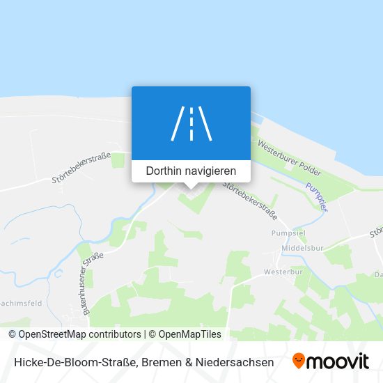 Hicke-De-Bloom-Straße Karte
