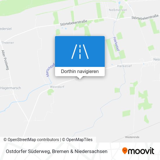 Ostdorfer Süderweg Karte