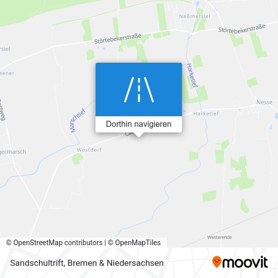 Sandschultrift Karte