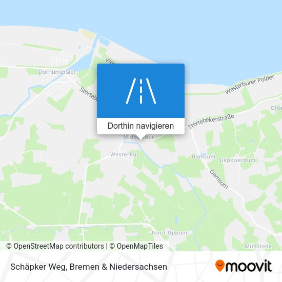 Schäpker Weg Karte