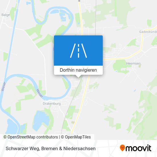 Schwarzer Weg Karte
