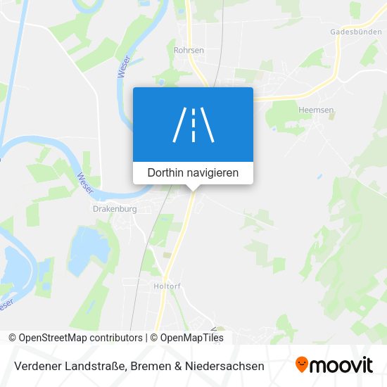Verdener Landstraße Karte