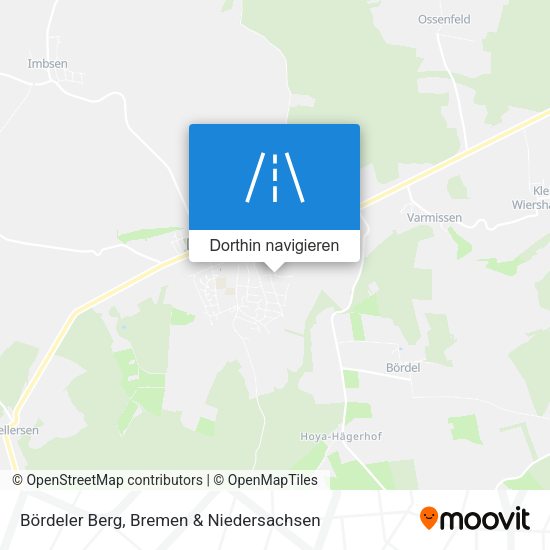 Bördeler Berg Karte
