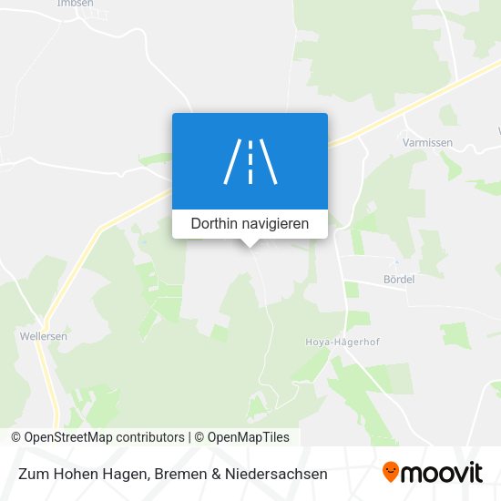 Zum Hohen Hagen Karte