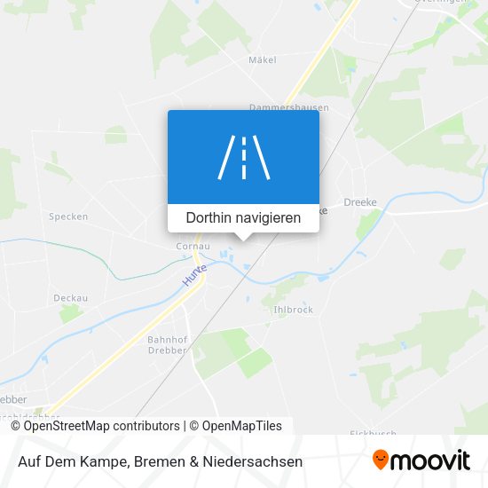 Auf Dem Kampe Karte