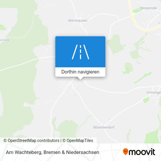Am Wachteberg Karte