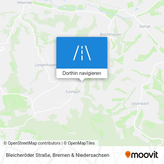 Bleicheröder Straße Karte