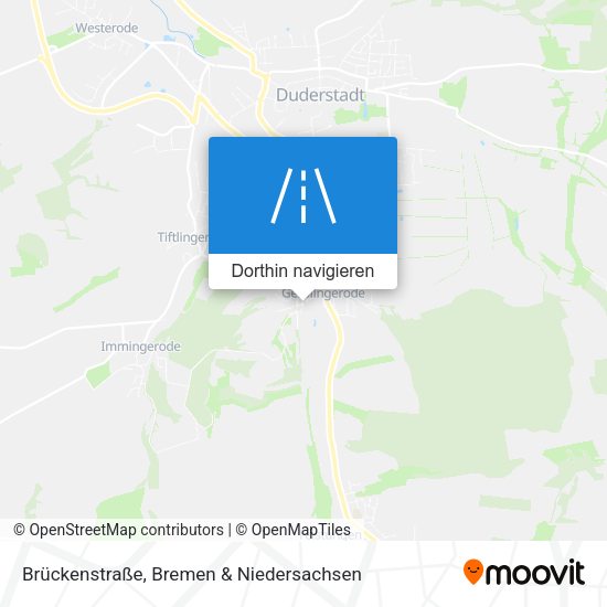 Brückenstraße Karte
