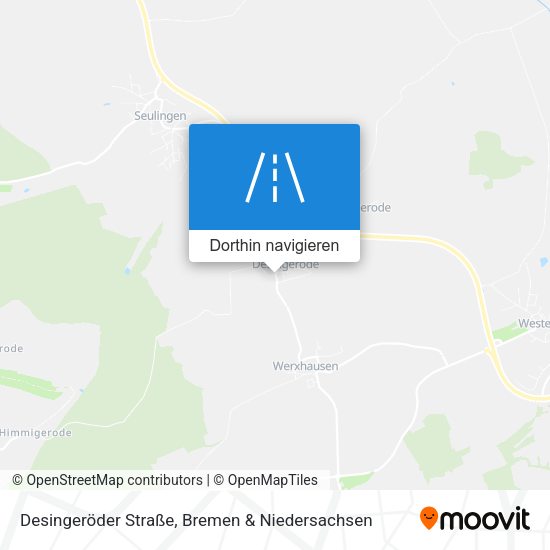 Desingeröder Straße Karte