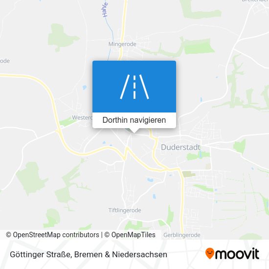 Göttinger Straße Karte