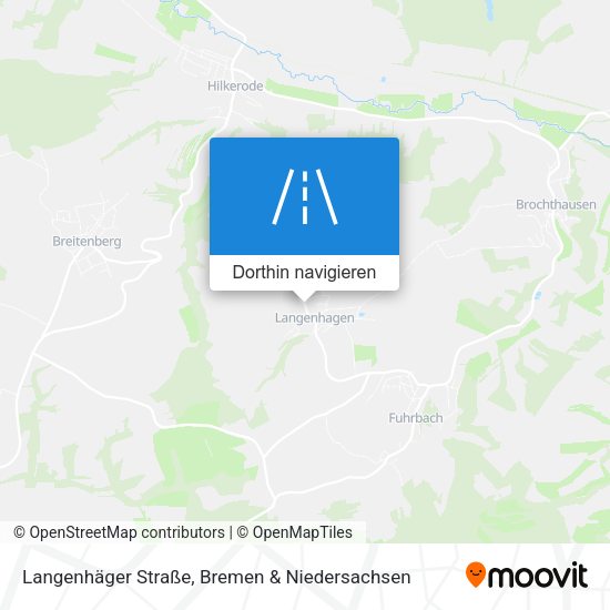 Langenhäger Straße Karte