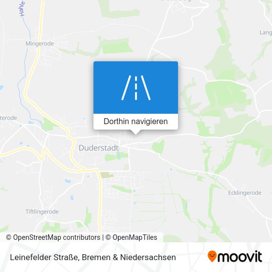 Leinefelder Straße Karte
