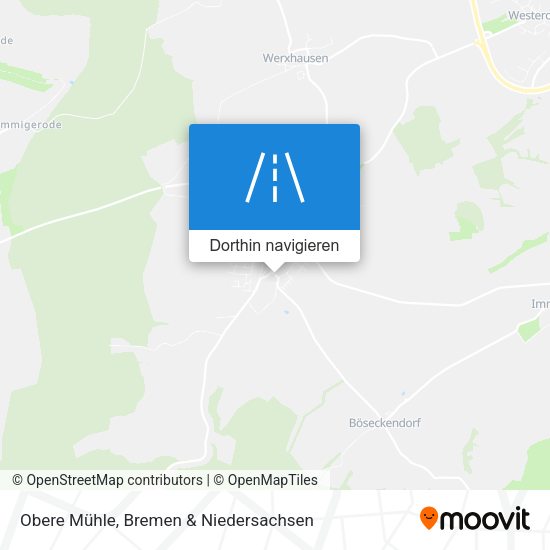 Obere Mühle Karte