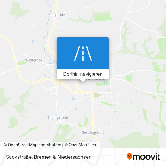 Sackstraße Karte