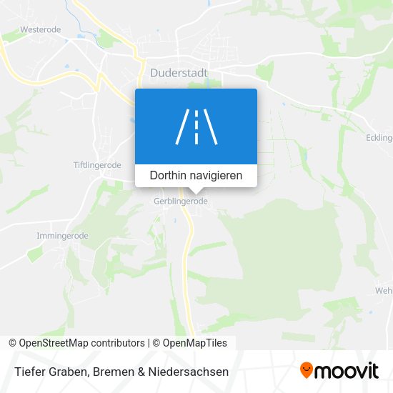 Tiefer Graben Karte