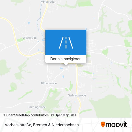 Vorbeckstraße Karte