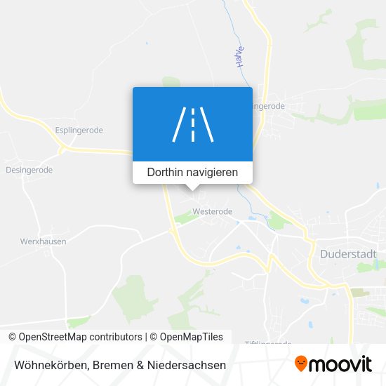 Wöhnekörben Karte