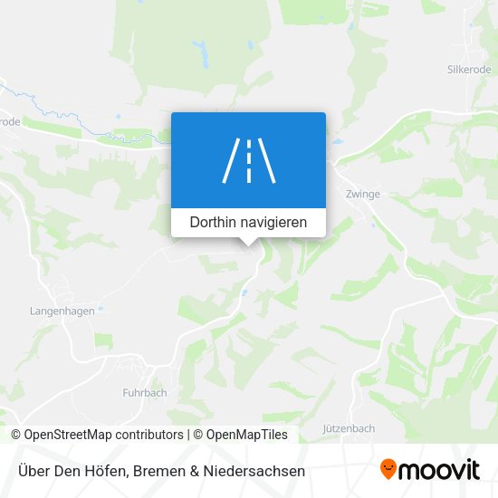 Über Den Höfen Karte