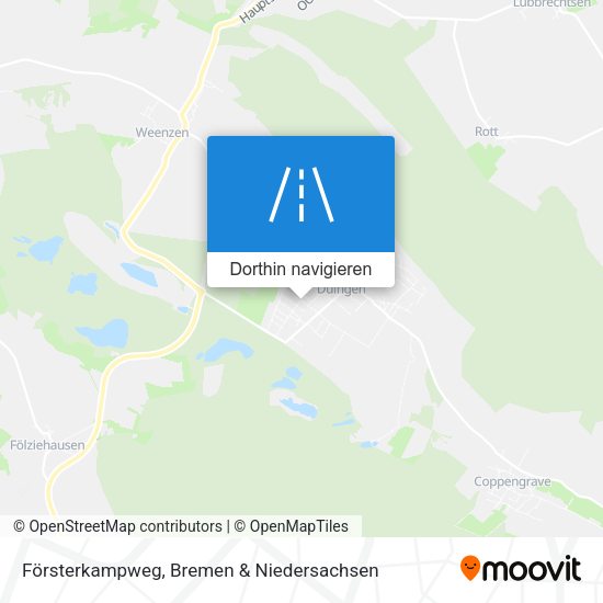 Försterkampweg Karte