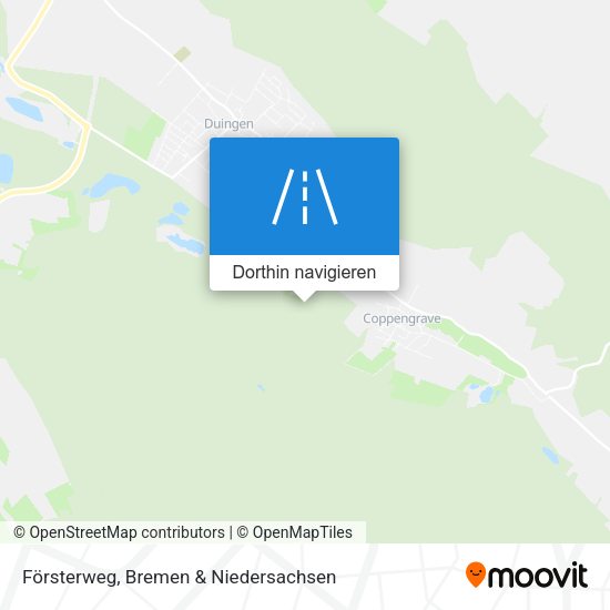Försterweg Karte