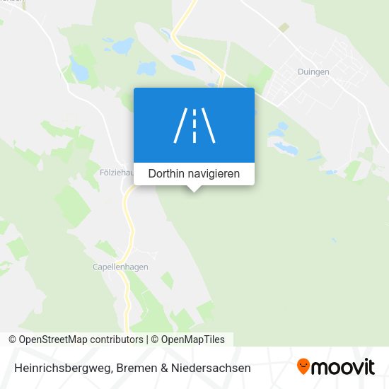 Heinrichsbergweg Karte