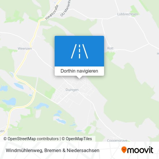 Windmühlenweg Karte