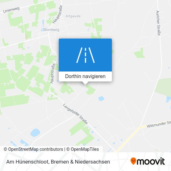 Am Hünenschloot Karte