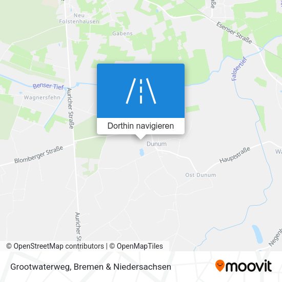 Grootwaterweg Karte