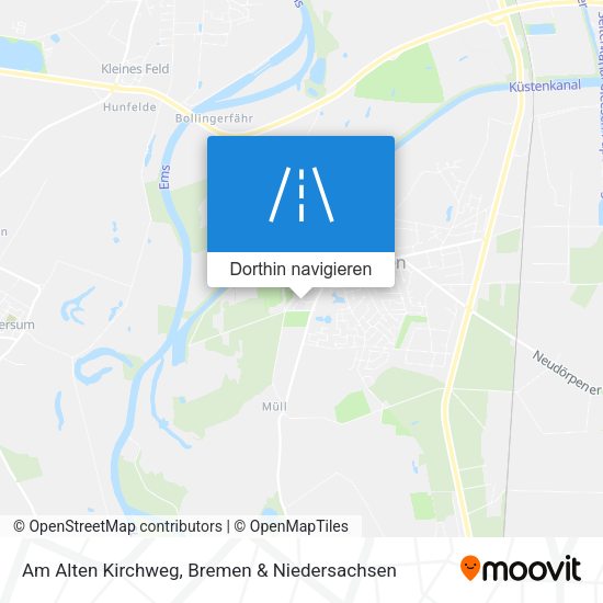 Am Alten Kirchweg Karte