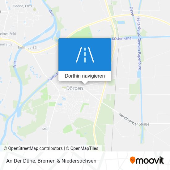 An Der Düne Karte