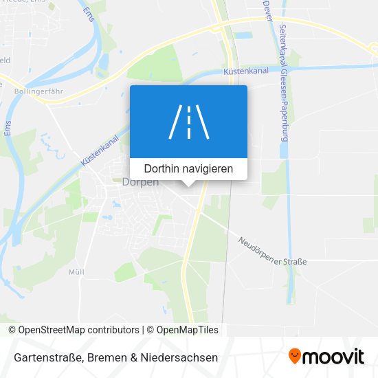 Gartenstraße Karte