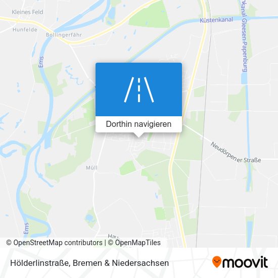 Hölderlinstraße Karte