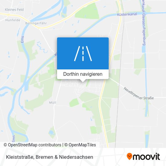 Kleiststraße Karte